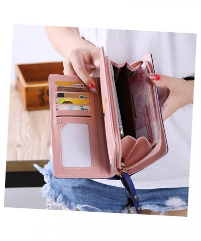 3pcs Long Women's Wallet Zip Around Purse Cat Wallet Leather Pocket Wallet Women Purse Cat Zip Wallet Kawaii Wallet Girl Purs...