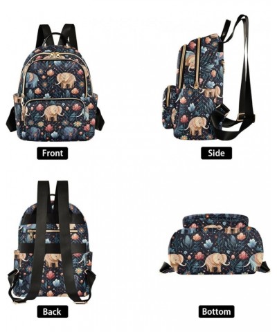 Cute Elephant Animal Backpack Purse for Women Small Travel Bag Fashion Daypack M 202a2981 S(10.23"x5.11"x12.59") 202a2981 $17...