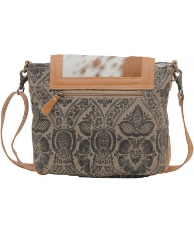 Western Leather Shoulder Bag for Women - Upcycled Canvas Crossbody Excellence $34.45 Shoulder Bags