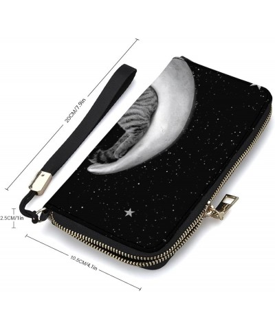 Long Clutch Wallet, Long Handbag with Wristlet Strap, PU Leather Zip Purse Multi 14 $19.71 Wristlets