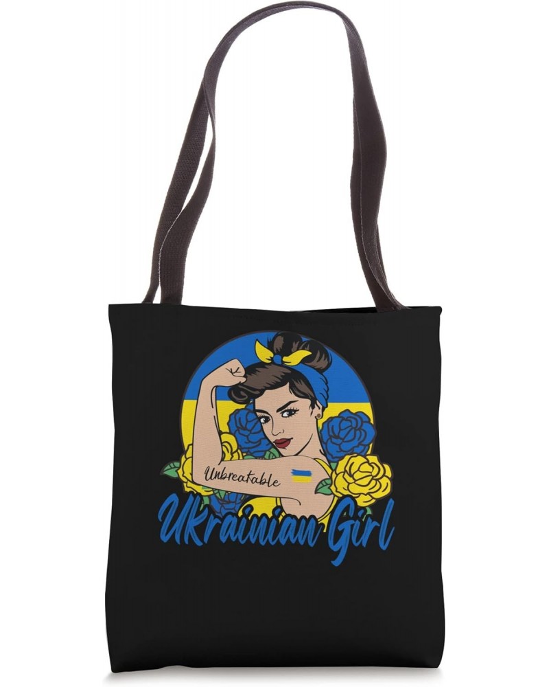 Ukrainian Girl Ukraine Woman Ukrainians Flag Tote Bag $12.88 Totes