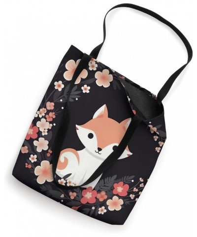 Sakura Vixen A Majestic and Elegant Japanese Culture Tote Bag $12.21 Totes