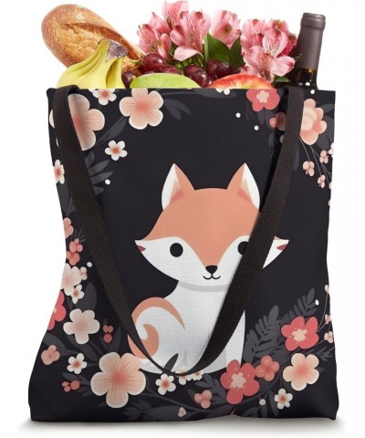 Sakura Vixen A Majestic and Elegant Japanese Culture Tote Bag $12.21 Totes