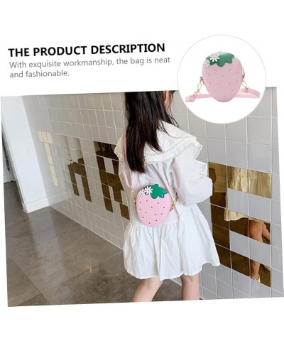 2 Pcs Strawberry Messenger Bag Women Backpack Crossbody Bags for Women Backpack for Women Crossbody Pinkx3pcs $12.03 Backpacks