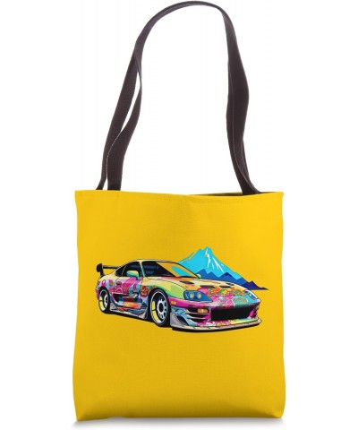 JDM Car, Japanese Drift Car, Retro JDM Car Tote Bag $13.77 Totes