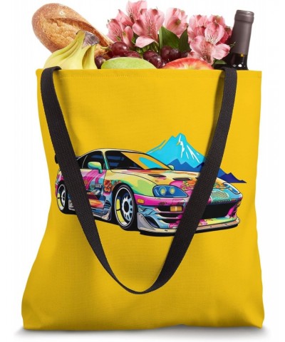 JDM Car, Japanese Drift Car, Retro JDM Car Tote Bag $13.77 Totes