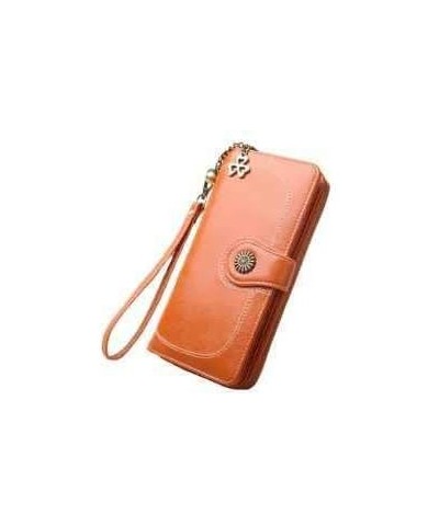 Women Lovely 3 heart design pendant wallet Orange $18.89 Totes