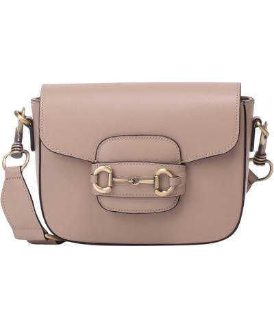 Leather Handbag Beige $37.07 Handbags