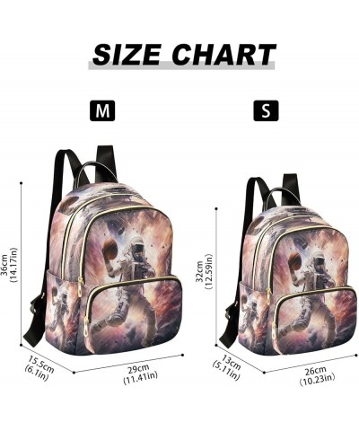 Basketball Shot Astronaut Planet Women Backpack Purse Ladies Fashion Shoulder Bag Daypack Travel Bag 10L Small $20.29 Backpacks