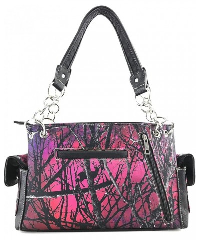 Camouflage Tree Branches Bling Rhinestone Cross Wings Handbag Purse Messenger Bags and Wallets Purple $25.23 Shoulder Bags