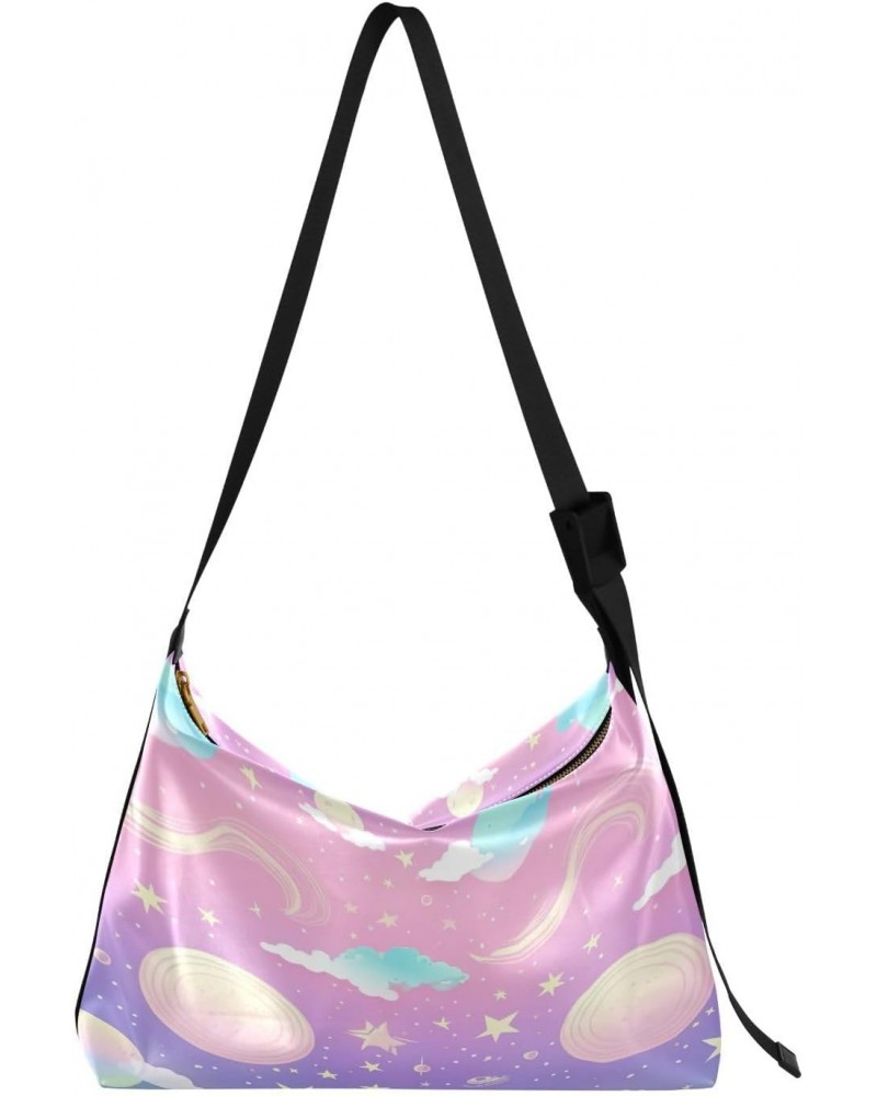 Colorful Clouds Shoulder Bag Purse for Women,Large Leather Handbag Crossbody Bags Adjustable Straps Tote Bag Hobo Bags80 $16....