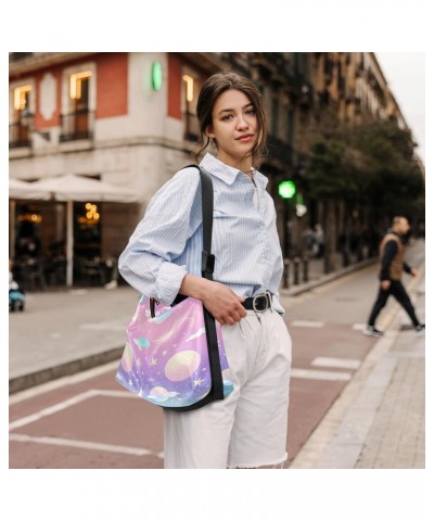 Colorful Clouds Shoulder Bag Purse for Women,Large Leather Handbag Crossbody Bags Adjustable Straps Tote Bag Hobo Bags80 $16....