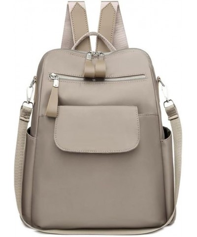 Backpacks Backpack Women Oxford Cloth Ladies One-shoulder Handbag (Color : Khaki) Khaki $31.10 Backpacks