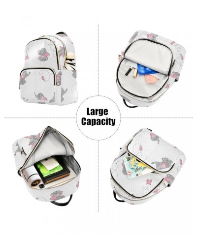 Mini Backpack Purse for Women Lightweight Girls Small Size Elephant Butterfly Prints School Teens College Traveling Small $15...