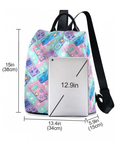 Cute Game Blue Womens Backpack Purse Anti Theft Travel Shoulder Bag Casual Daypack Backpack for Ladies Women Travel Work $18....