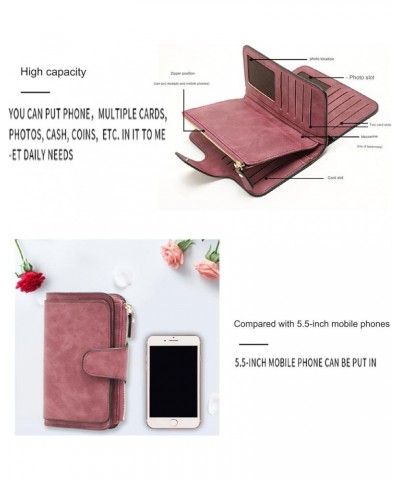 Retro Glamorous Multiple Slots Women Wallets, Large Capacity Credit Card Holder Organizer Bifold Wallet for Women, Women Vega...