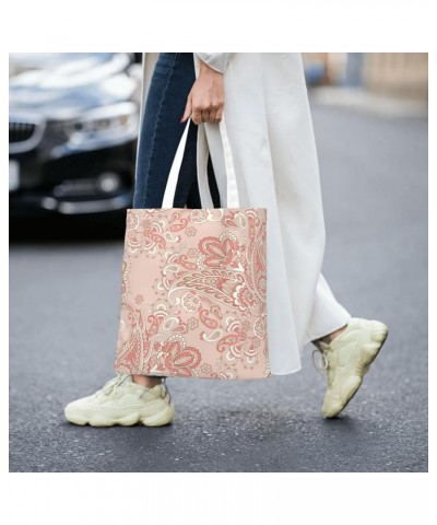 Paisley Single Shoulder Fashion Canvas Tote Shopping Bags Handbags For Men And Women Paisley35 $10.13 Totes