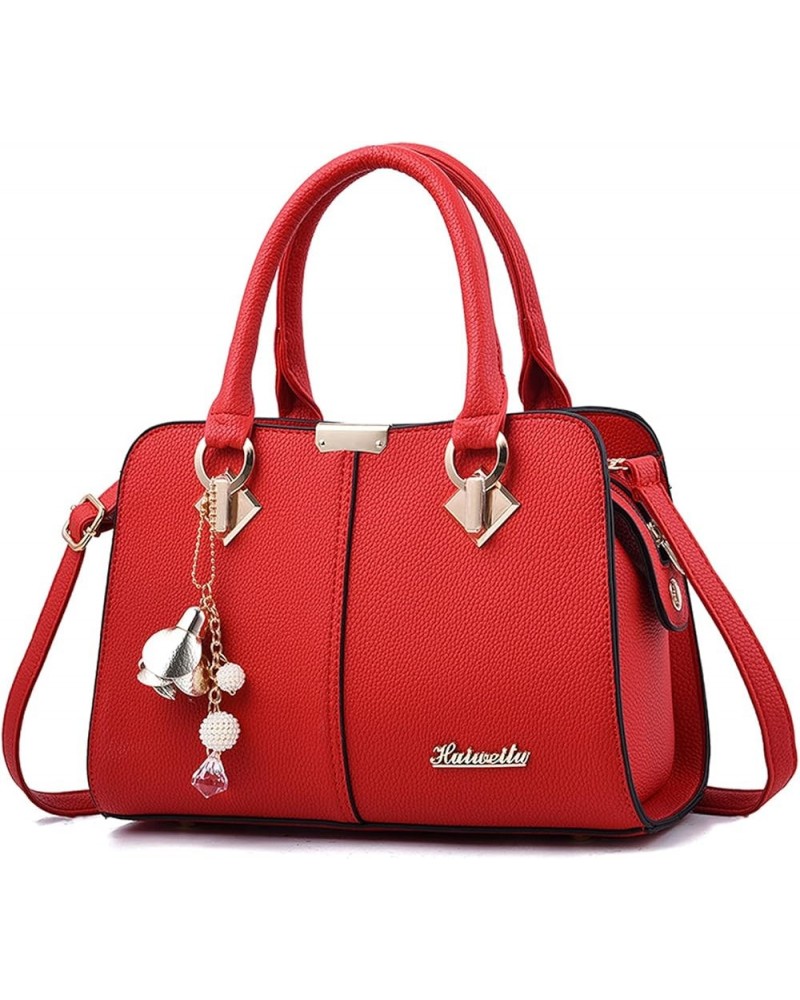 Ladies Top-handle Bags Handbags for women Shoulder Crossbody bag Wine Red a $20.90 Crossbody Bags