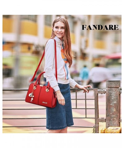 Ladies Top-handle Bags Handbags for women Shoulder Crossbody bag Wine Red a $20.90 Crossbody Bags