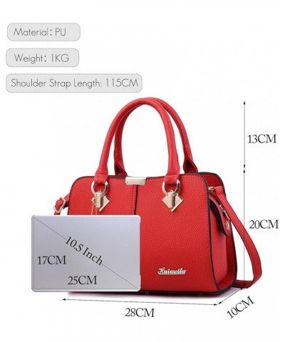 Ladies Top-handle Bags Handbags for women Shoulder Crossbody bag Wine Red a $20.90 Crossbody Bags