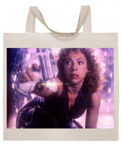 Alex Kingston - Cotton Photo Canvas Grocery Tote Bag IDPP341862 $21.20 Totes