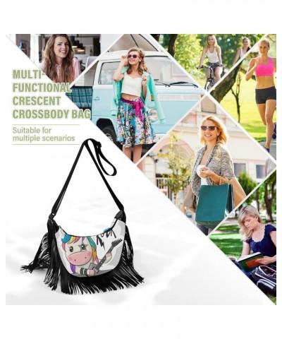 Women Fringe Tassel Cross Body Bag African Ethnic Tribe Lady Brown Leisure Shoulder Bag Color479 $13.22 Crossbody Bags