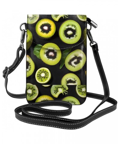 Green Kiwi Women'S With Tassel Small Crossbody Leather Cell Phone Bag Purse For Walking Camping Shopping Dating $22.02 Crossb...