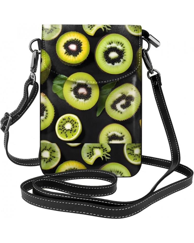 Green Kiwi Women'S With Tassel Small Crossbody Leather Cell Phone Bag Purse For Walking Camping Shopping Dating $22.02 Crossb...