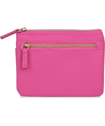 Julia Buxton Colorful Polka Dot Vegan Leather Lg. ID Coin Case Polka Dot Fuchsia 2 $17.40 Wallets