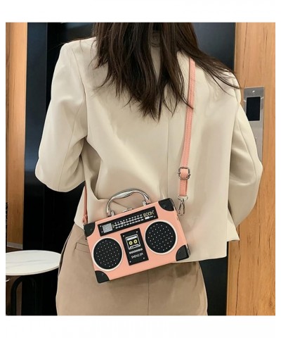 Creative Crossbody Bags for Women Fun Spoof Bag Radio Ice Cream Telephone Camera for Party Shopping Halloween 2023 Style B-re...