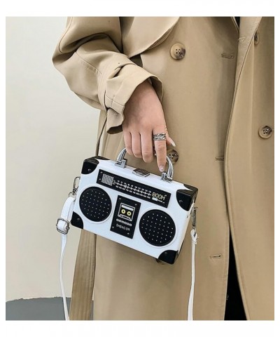 Creative Crossbody Bags for Women Fun Spoof Bag Radio Ice Cream Telephone Camera for Party Shopping Halloween 2023 Style B-re...