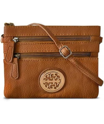 Fin Store Women's Stylish Crossbody or Clutch Bag With Adjustable/Detached Strap Tan $29.49 Clutches