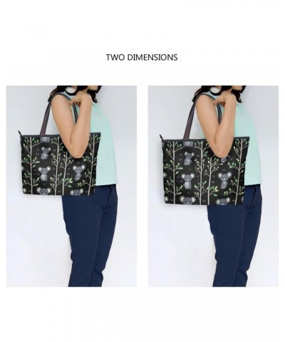 Women Tote Bags Koala Trees Top Handle Satchel Handbags Shoulder Bag for Shopping 20849291 $8.61 Totes