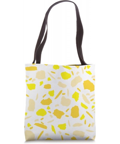 Yellow Terrazzo Pattern Tote Bag $11.25 Totes