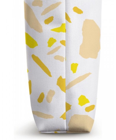 Yellow Terrazzo Pattern Tote Bag $11.25 Totes