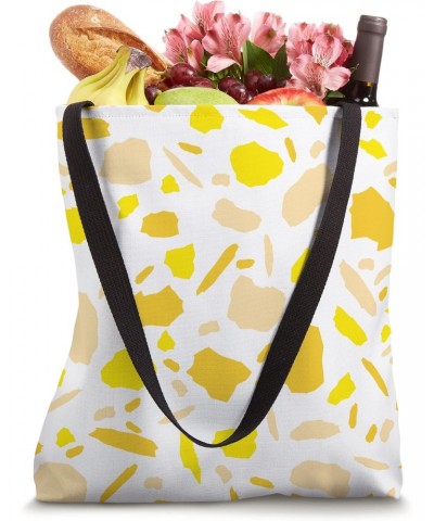 Yellow Terrazzo Pattern Tote Bag $11.25 Totes