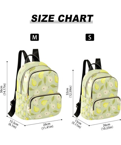 Pears Fruits Backpack for Women Shoulder Bag Lightweight Mini Backpack Casual Daypack for Travel Mini(10.23'' x 5.11'' x 12.5...