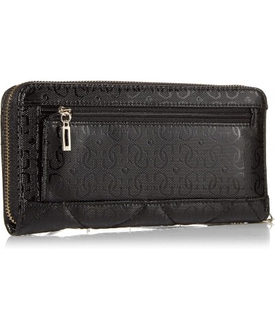 Women's Dilla Large Zip Around Wallet Black $37.11 Wallets