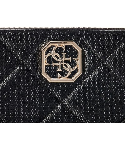 Women's Dilla Large Zip Around Wallet Black $37.11 Wallets