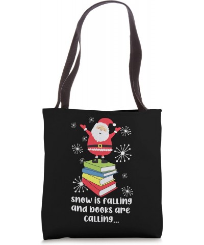 Book Reading Snow Books Are Calling Tote Bag $12.53 Totes