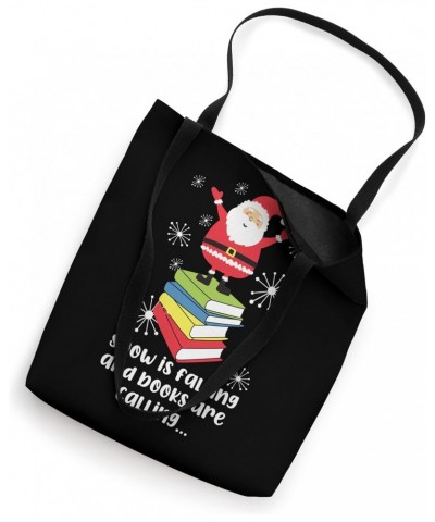 Book Reading Snow Books Are Calling Tote Bag $12.53 Totes