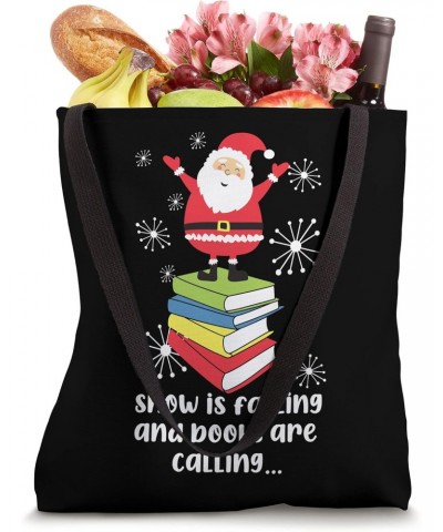 Book Reading Snow Books Are Calling Tote Bag $12.53 Totes