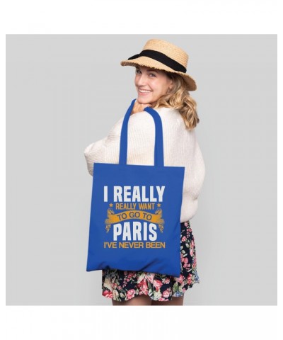 Shop ParisThemed Gifts to Make Your Dream Come True Perfect for Dreamers and GlobeTrotters Navy Black Multicolor Canvas Tote ...