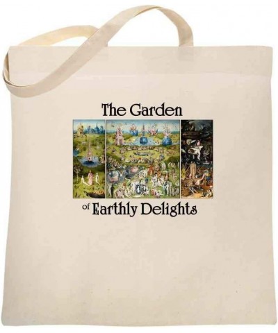 The Garden of Earthly Delights Hieronymus Bosch Canvas Tote Bag Natural $10.77 Totes