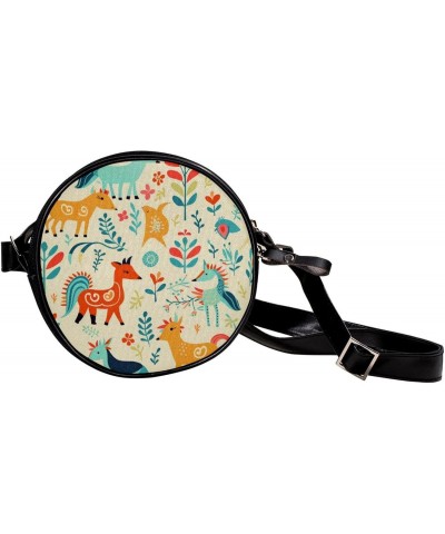 Crossbody Bags for Women,Crossbody Bag Men,Small Sling Bag,Animal Unicorn Fox Peacock,Crossbody Purse $8.74 Crossbody Bags