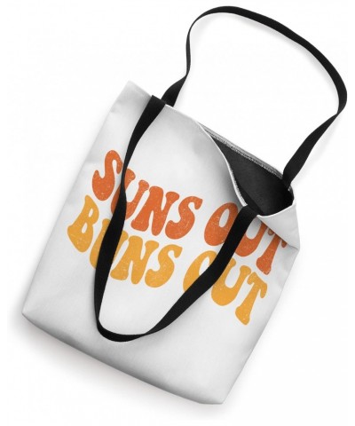 Suns Out Buns Out Vintage 70s Retro Beach Summer Vacation Tote Bag $12.49 Totes