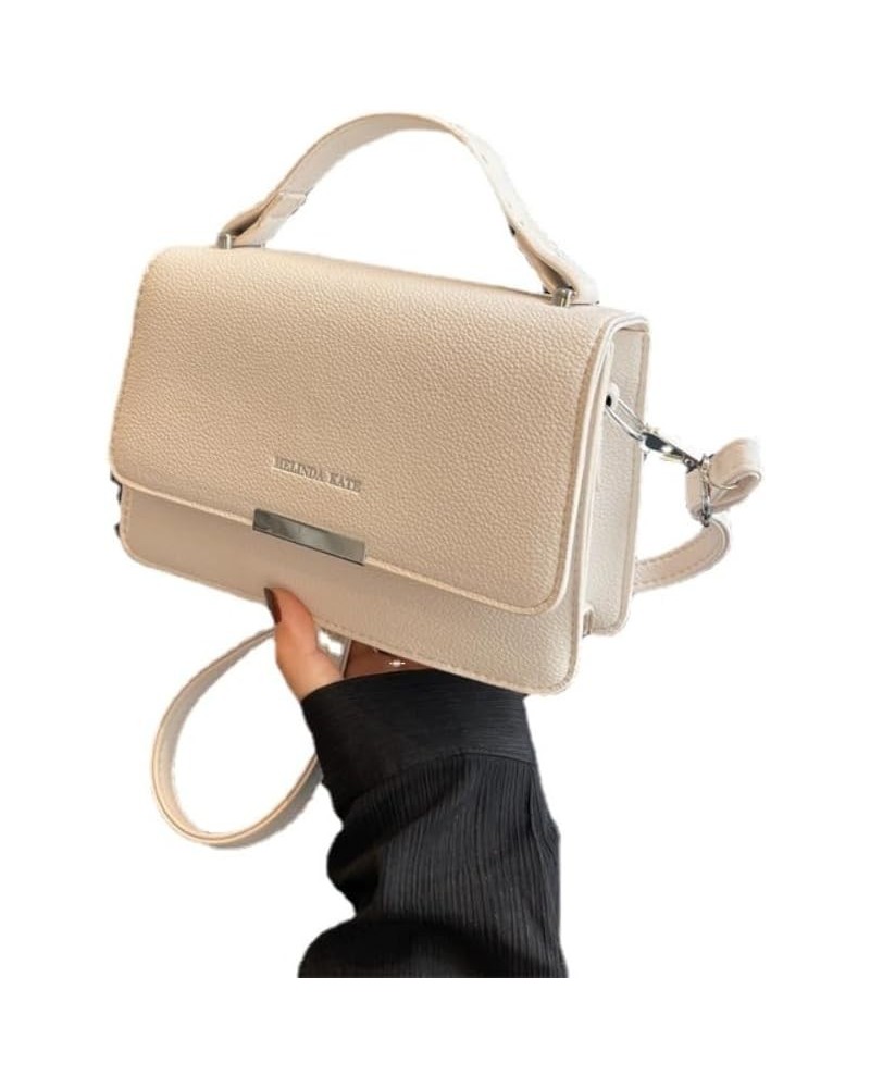 Women's Small Crossbody Bags with Detachable Shoulder Strap, Cute Square Phone Bag for Daily Use White $14.26 Crossbody Bags