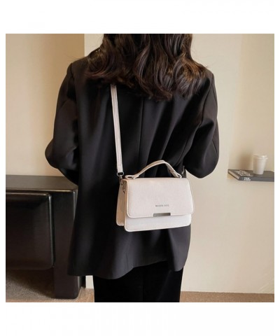 Women's Small Crossbody Bags with Detachable Shoulder Strap, Cute Square Phone Bag for Daily Use White $14.26 Crossbody Bags