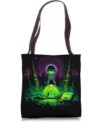 Camping UFO Gear Alien Abduction Tote Bag $11.07 Totes