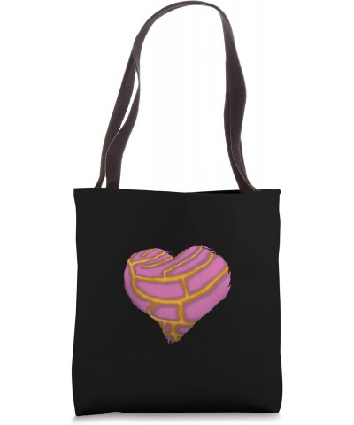 Concha Pink Heart Mexicana Conchas Bread Latina Mexico Bread Tote Bag $9.41 Totes